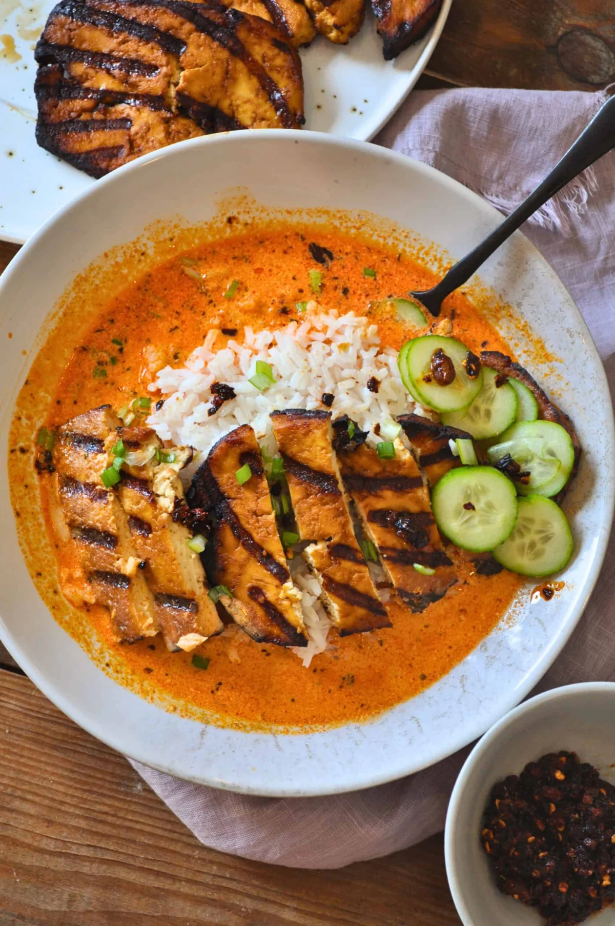 A Culinary Revelation: Vegan Brothy Gochujang "Chicken" and Rice Offers Unparalleled Flavor and Simplicity